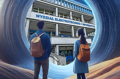 Plakat promujący wydarzenie: Dni Otwarte Wydziału Elektrotechniki i Informatyki